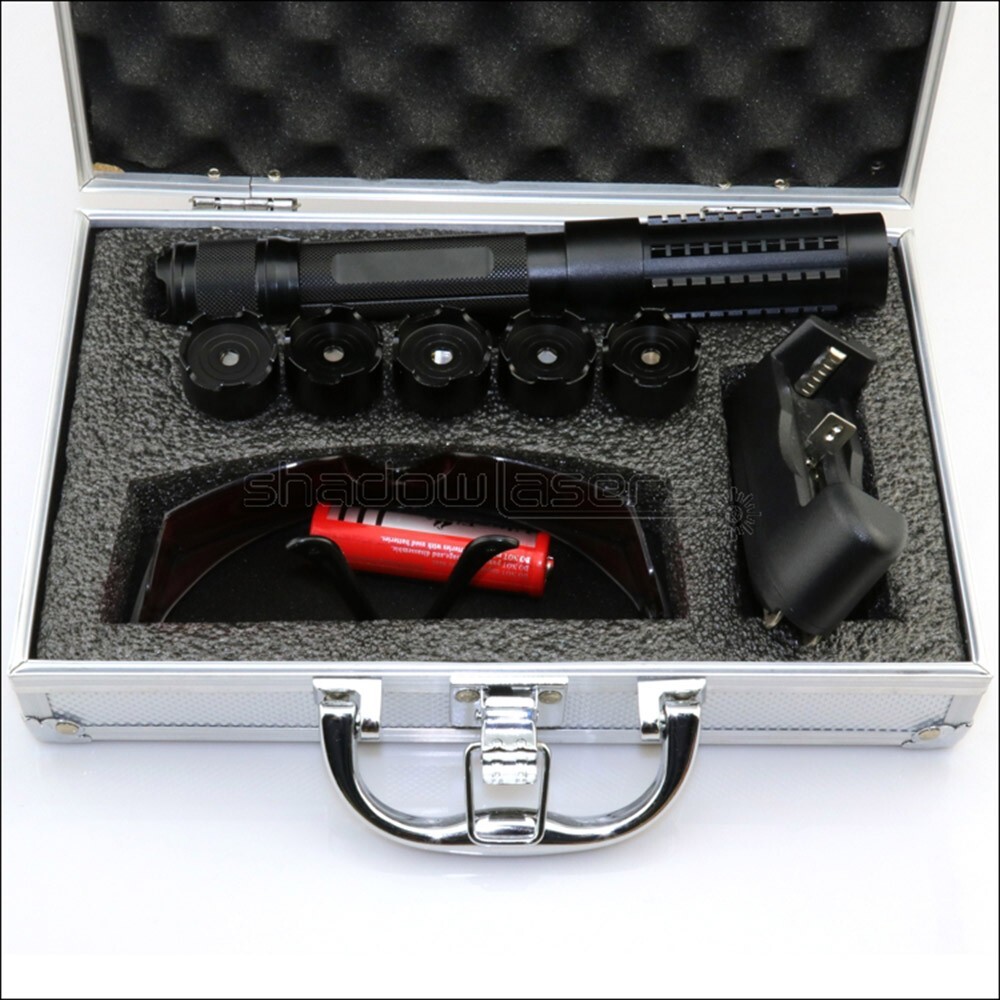 PX6 405nm Adjustable Focus BURNING Purple Laser Pointer UV Laser Torch Beam US
