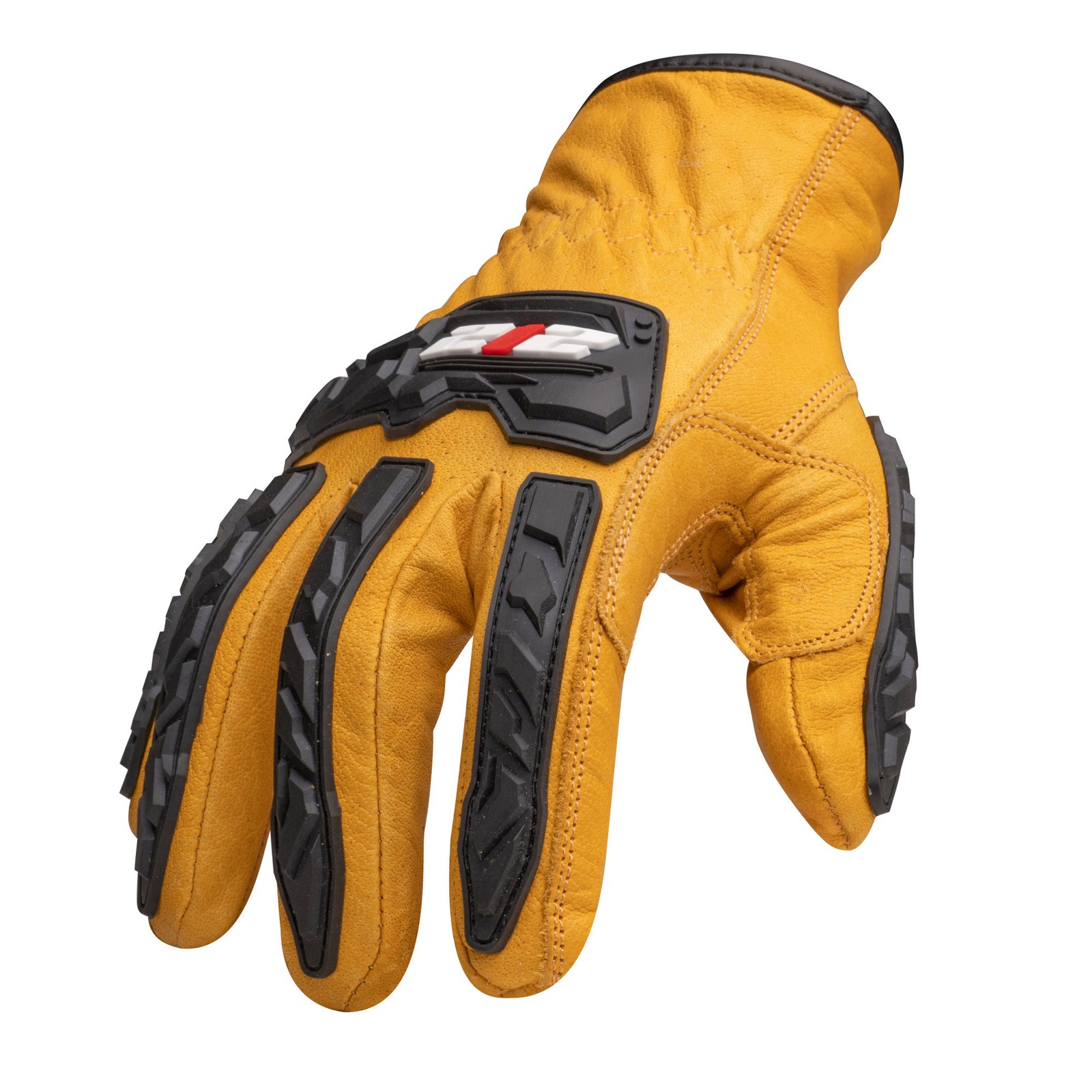 212 Performance Impact Leather Driver Cut 5 Golden Brown IMPLDC5-90