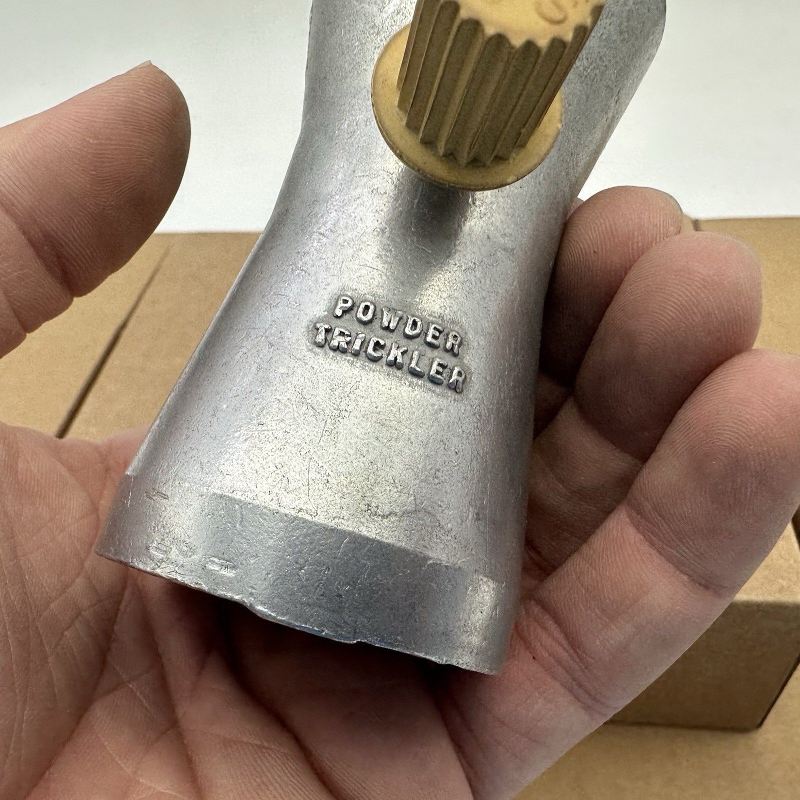 Vintage RCBS- Powder Trickler Reloading Tool Accessory Made In USA