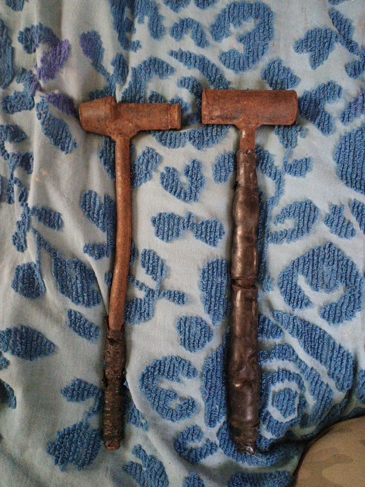 2 Rare Antique Hammers. 1 Is Like A Ball Peen Hammer Other Is A Antique Hammer
