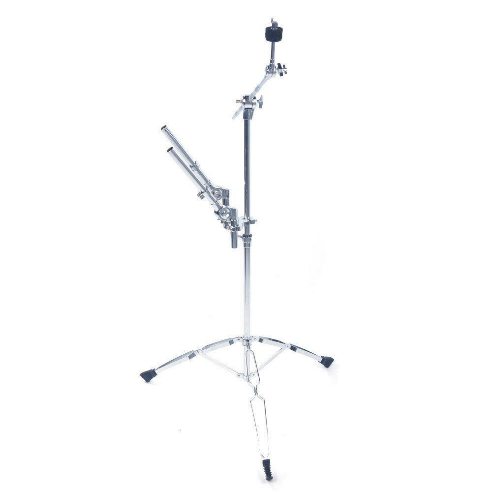New Adjustable Double Tom Drum Stand Cymbal Boom Mount Arm for Drum Kit