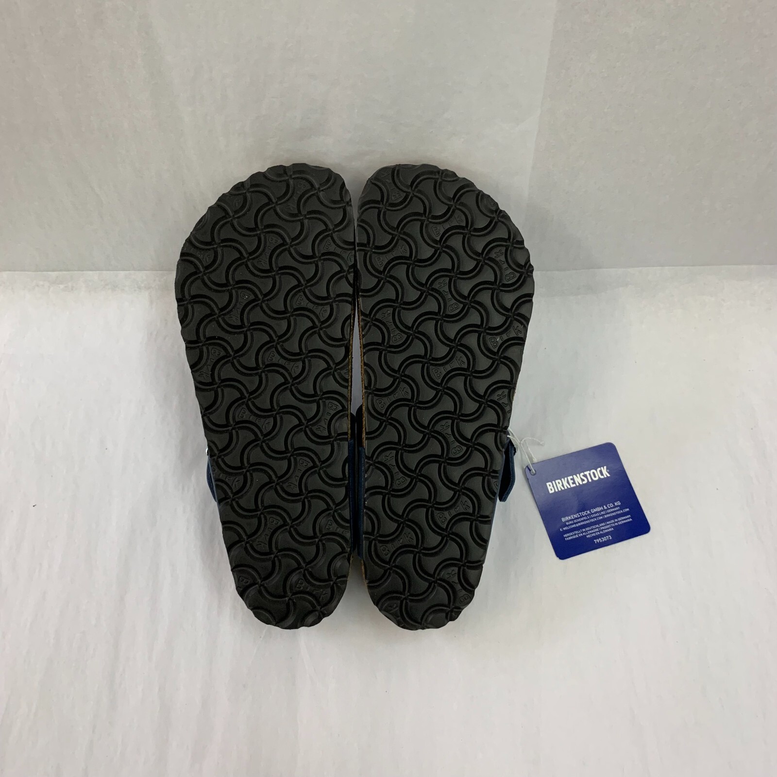 Birkenstock New w/ Box Gizeh Braided Navy Oiled Leather Regular Select Size