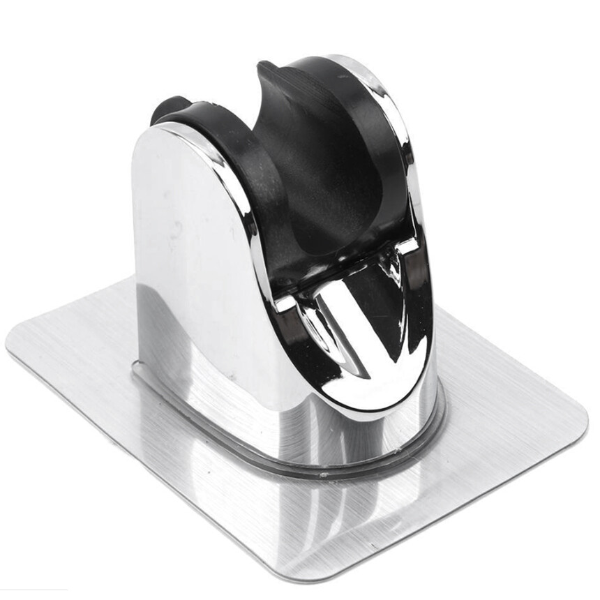 Bathroom Shower Head Holder Self-adhesive Wall Mounted Shower Bracket Adjustable