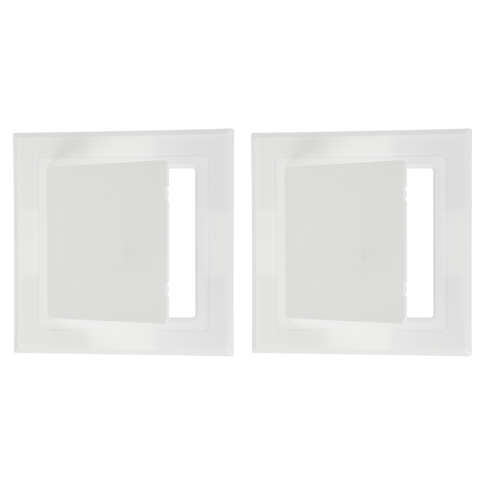 4.72x4.72 Inch(120x120mm) Self-Adhesive Access Panel, 2Pcs Access Doors White