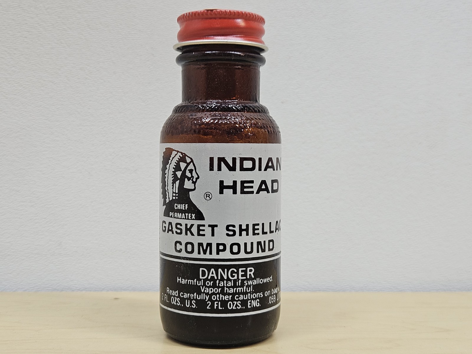 LOT of 2! Permatex 20539 Indian Head Gasket Shellac Compound, 2 oz.
