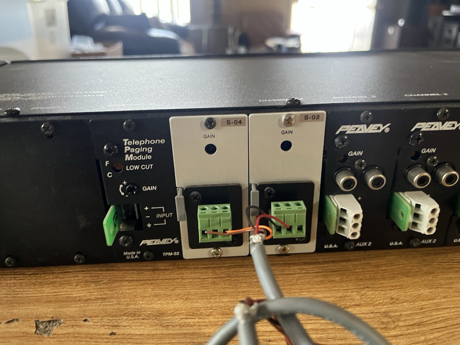 Peavey MMA 800T 8 Ch Modular Mixer / Preamp Modified