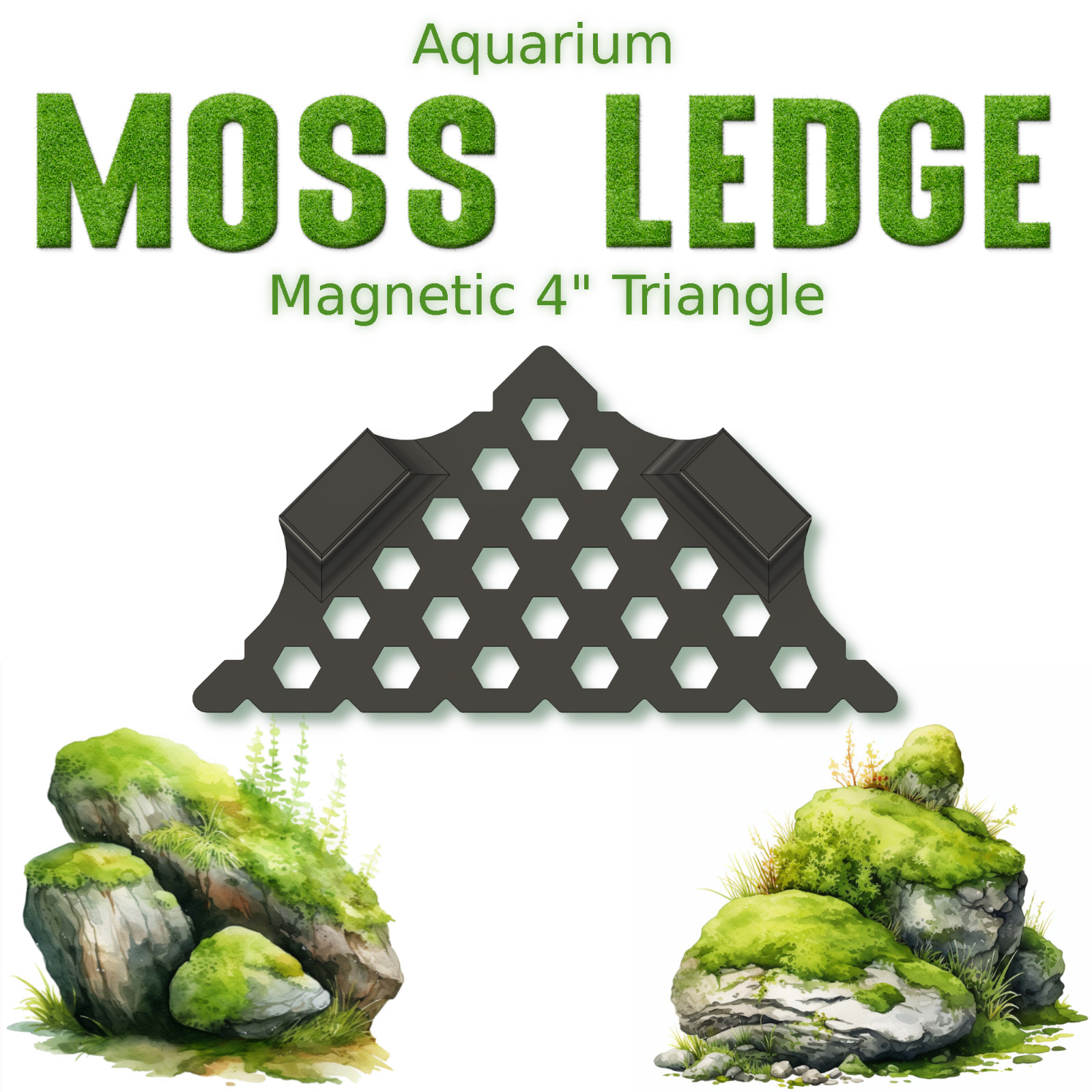 Magnetic corner moss ledge
