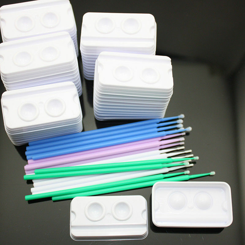 4 Packs Dental Disposable Micro Applicators Micro Brushes L/M/S/XS 100 Pcs/pack