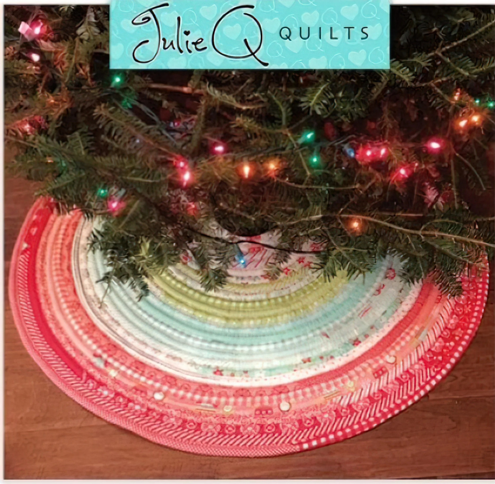 Strippy Tree Skirt Pattern by Julie Quigley Quilts