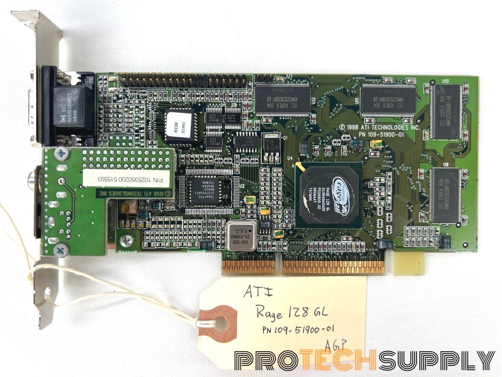 ATI Rage 128 GL 32Mb Video Card GPU 109-51900-01 with WARRANTY