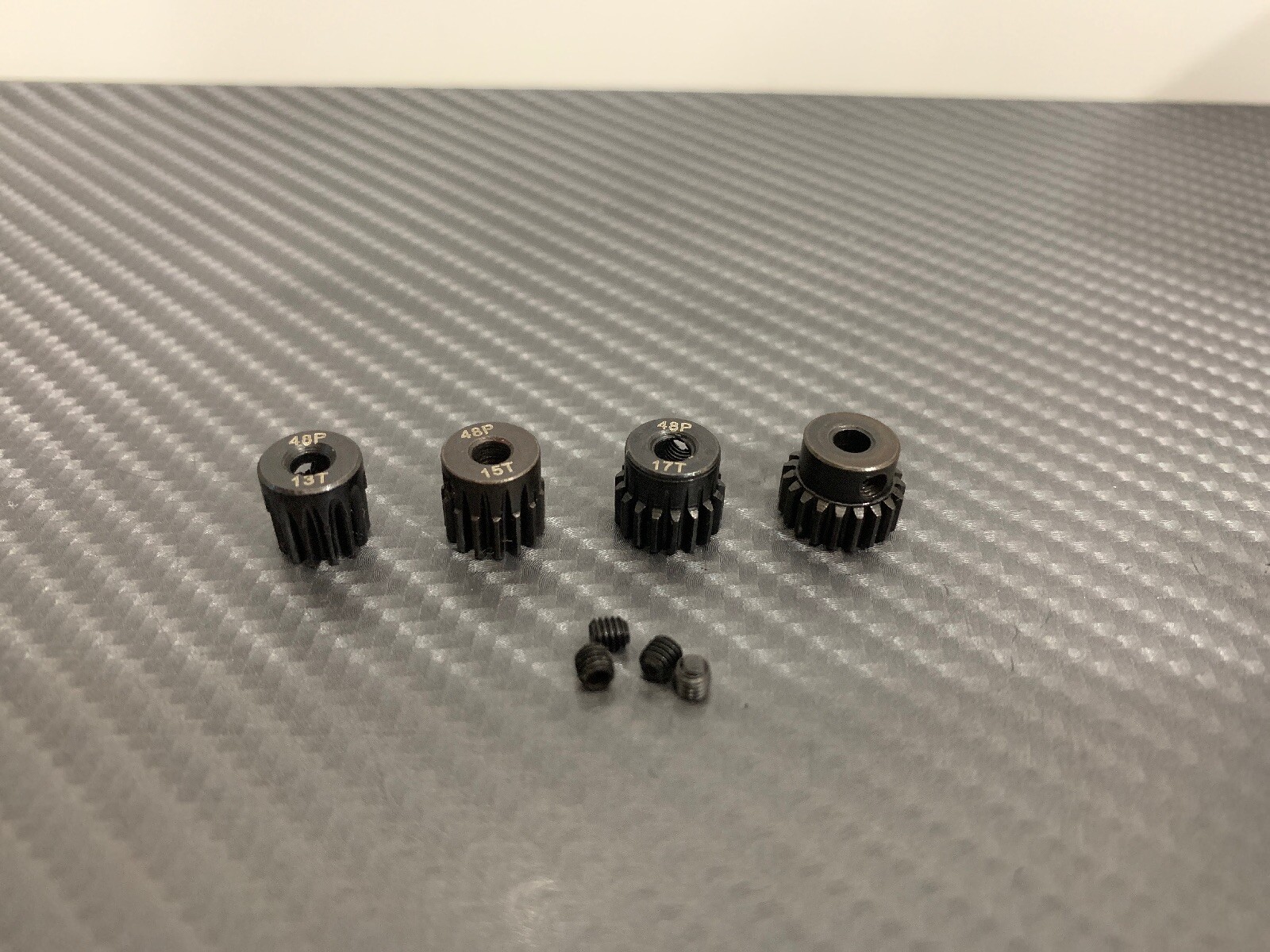 48P 48 Pitch RC Pinion Gear Set 13T 15T 17T 19T Fits Traxxas 1/10 Rustler Slash