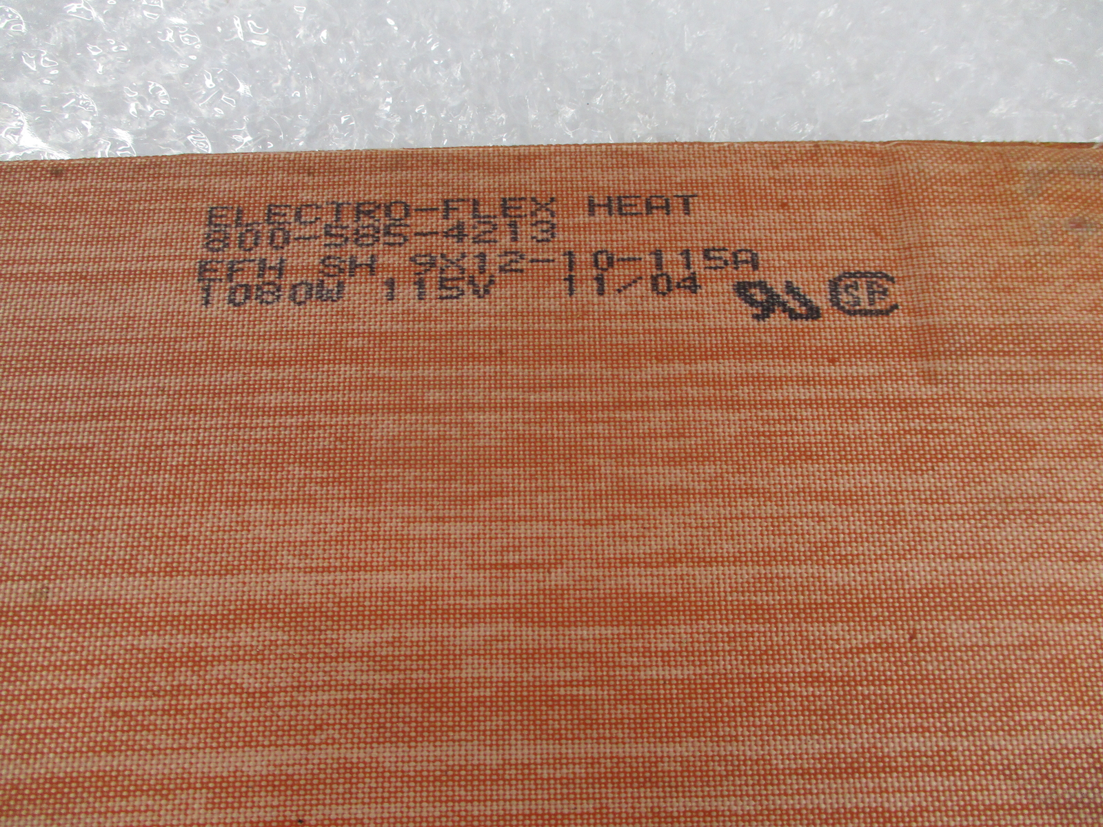 ELECTRO-FLEX 800-585-4213 HEATER PAD NSNP