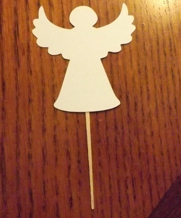 Lot of 12 Angel Cupcake Toppers!