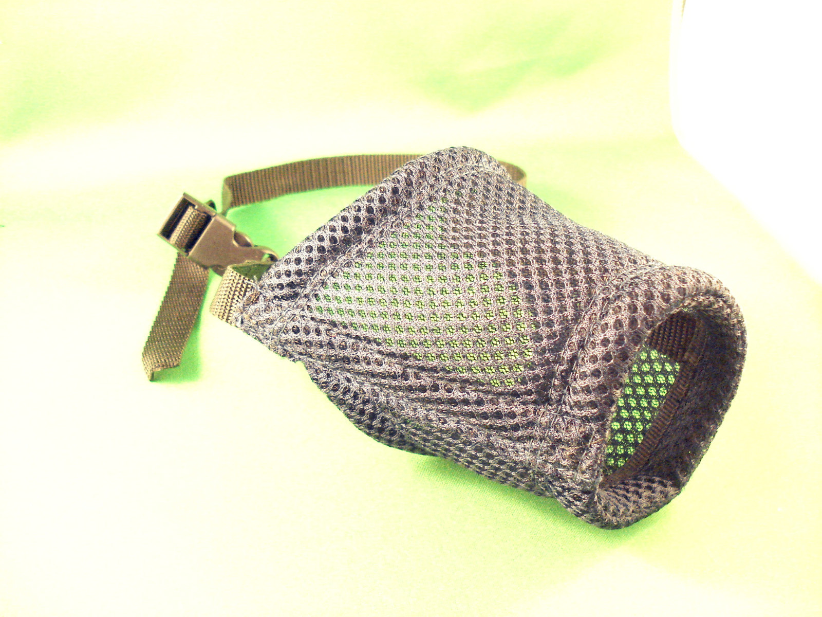 Dog Muzzle Mesh Nylon Grooming Anti-Bark Bite New