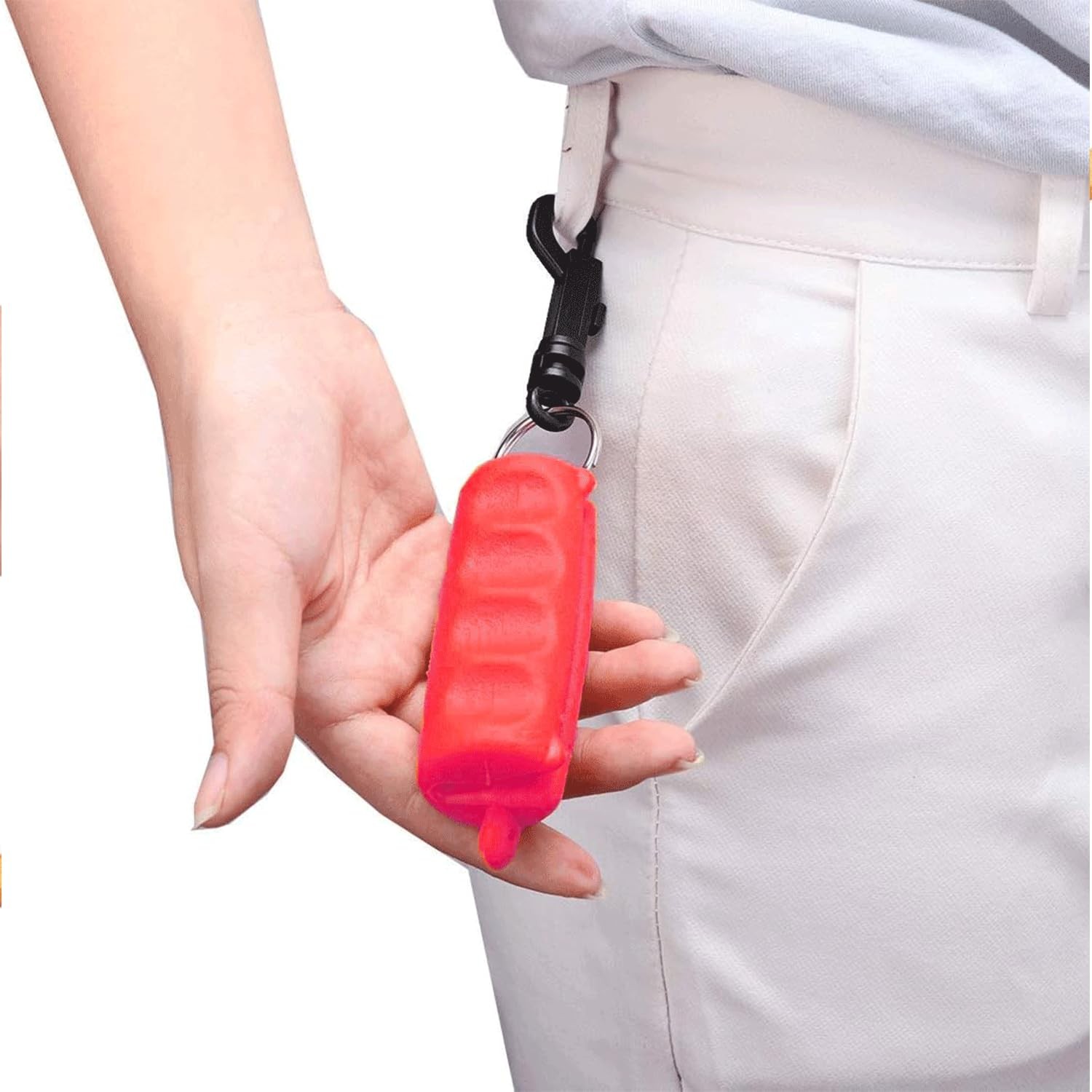 Archery Arrows Puller Target Rubber with Belt Clip Red 1 Piece
