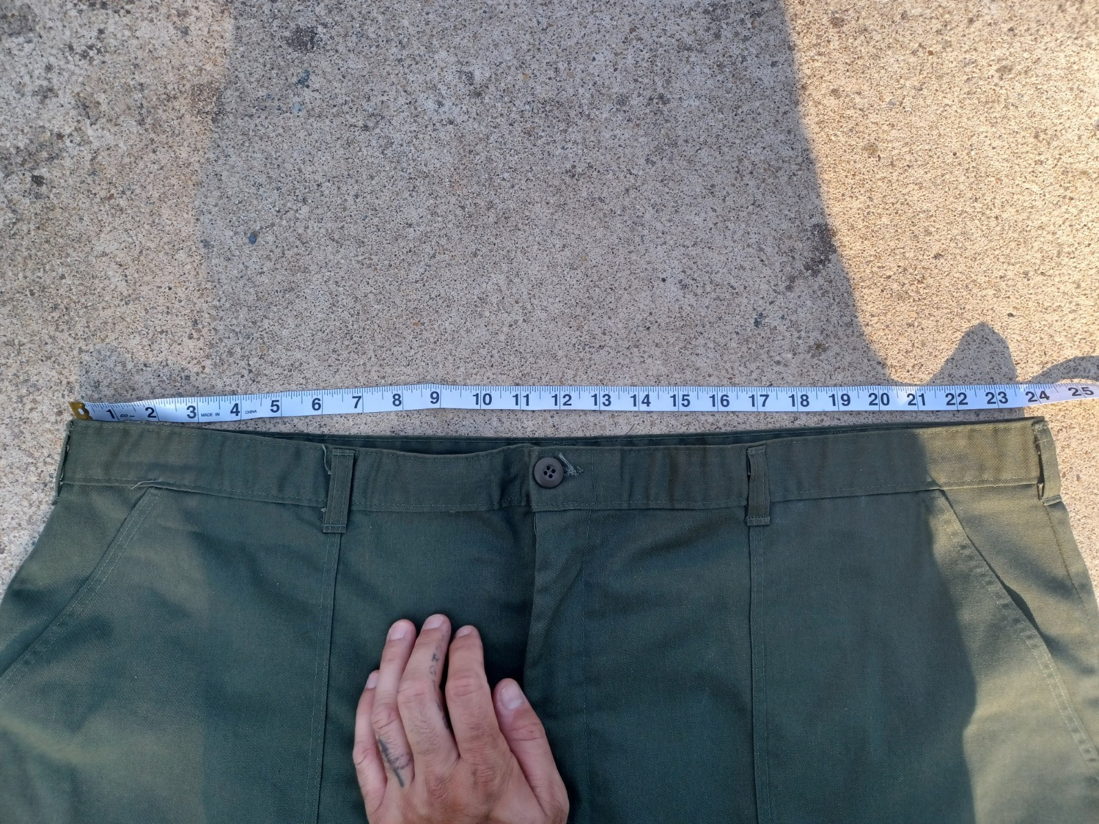 VTG US Army Military Utility Trousers Pants Mens 48 2x Olive Green 80s 90s