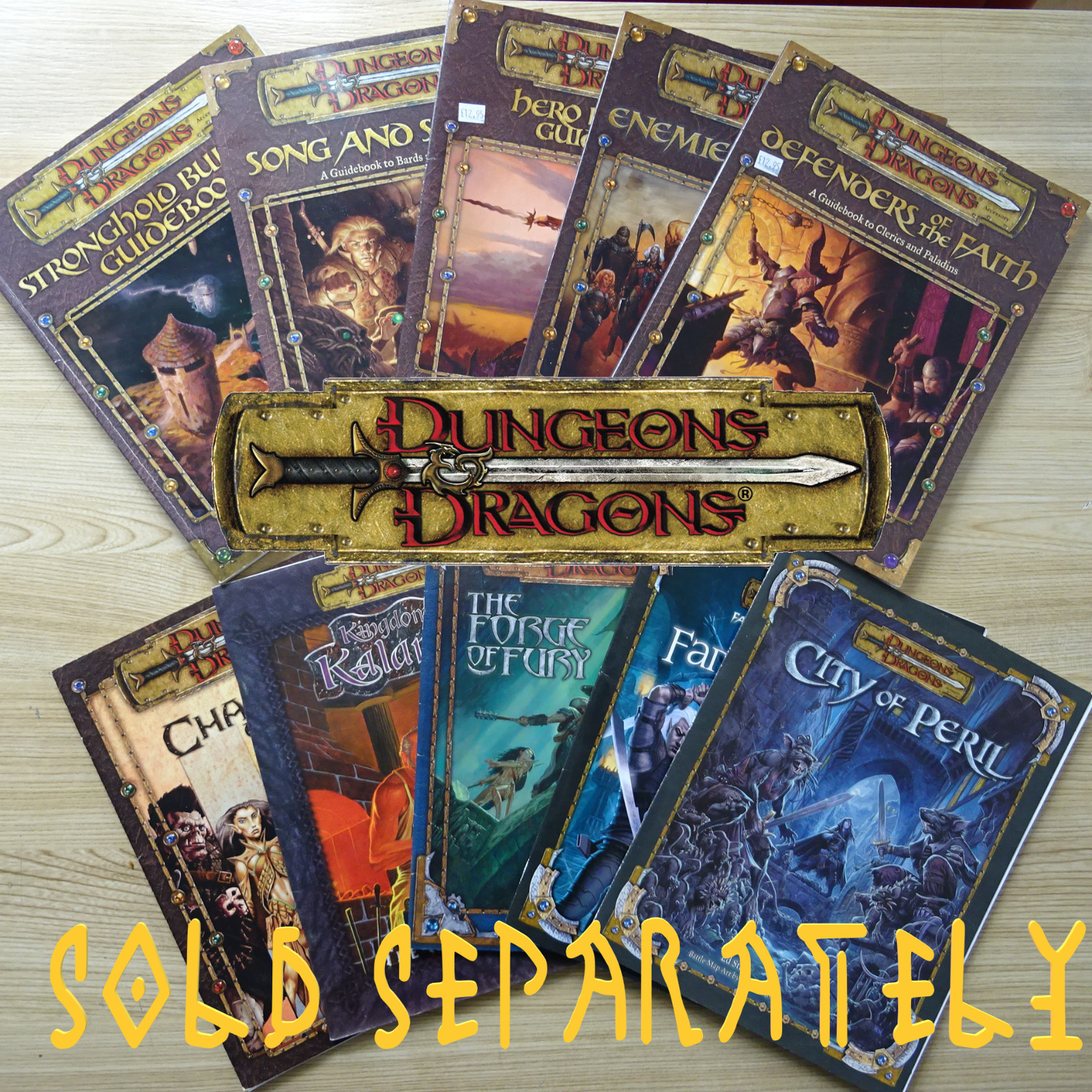 DUNGEONS & DRAGONS 3rd Ed MULTILISTING - Softback Supplements & Adventures R2