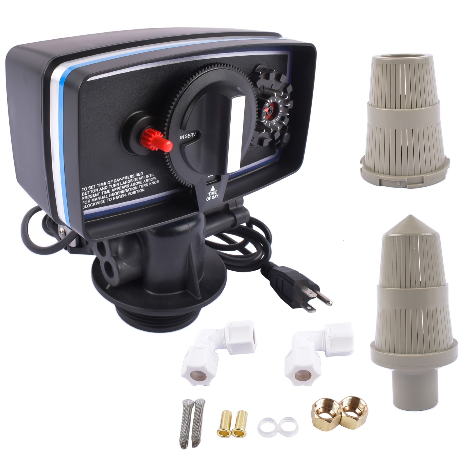 Whole House 5600 Water Softener Timer Control Valve 12-Day for 9''-11'' Diameter