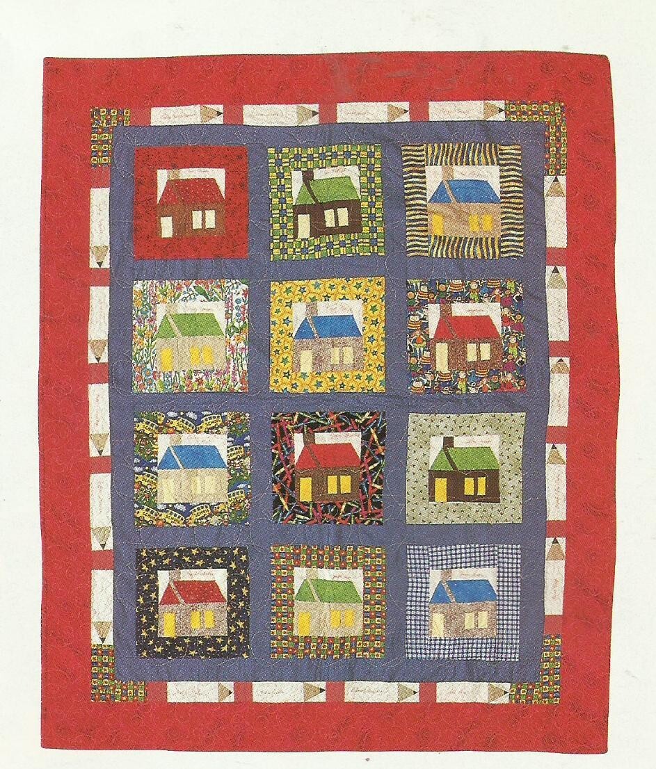 C0106 SCHOOL ROCK QUILT PATTERN/INSTRUCTIONS