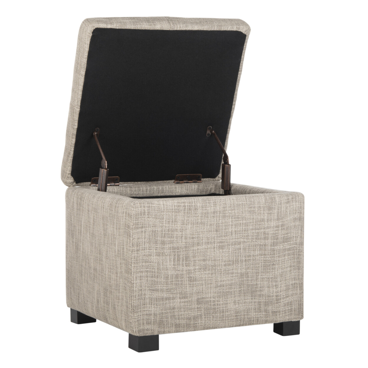 SAFAVIEH Madison Square Ottoman | Stone |