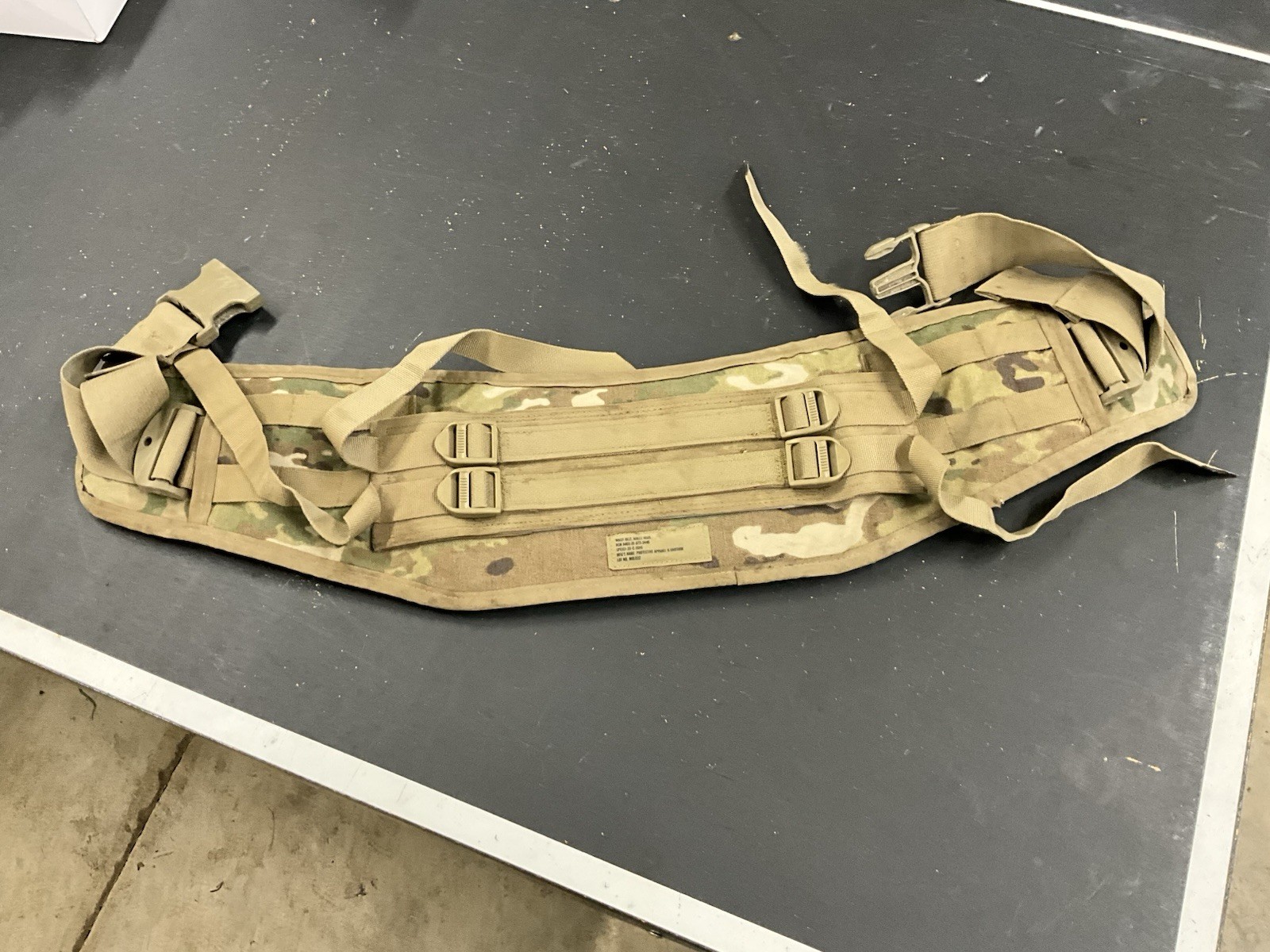 US Army OCP Molle 4000 Airborne Rucksack Hip Belt Multicam USGI Waist Belt