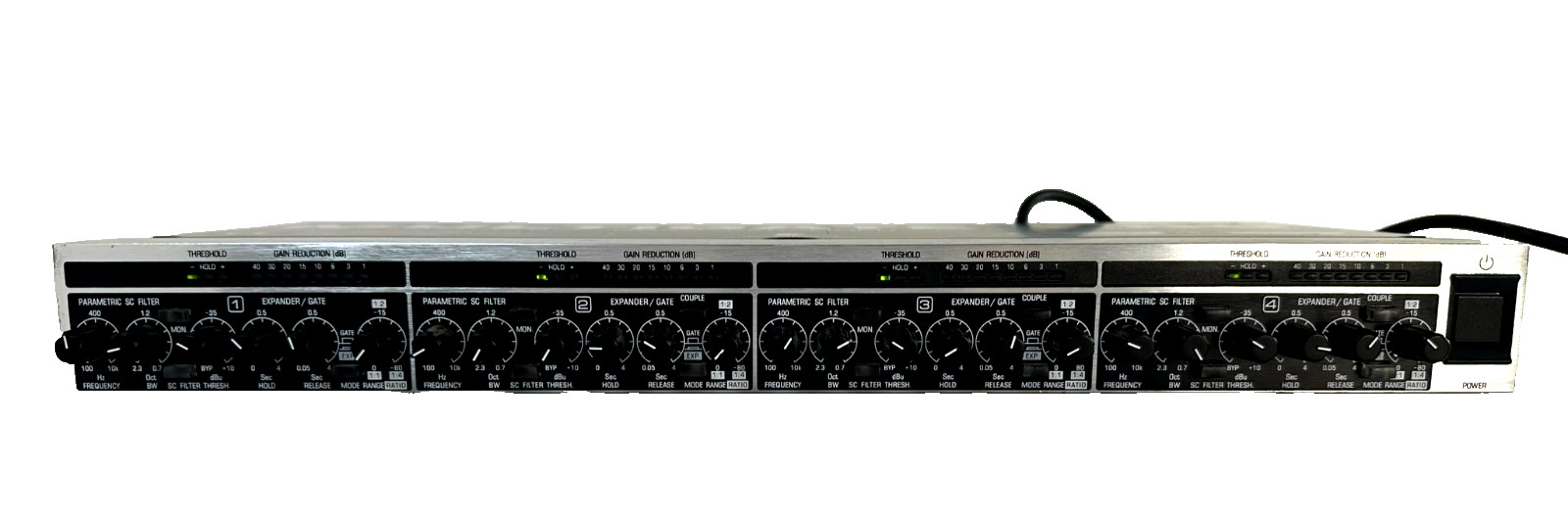 Behringer XR4400 Multigate Pro Quad Expander Gate Rack Audio Processor