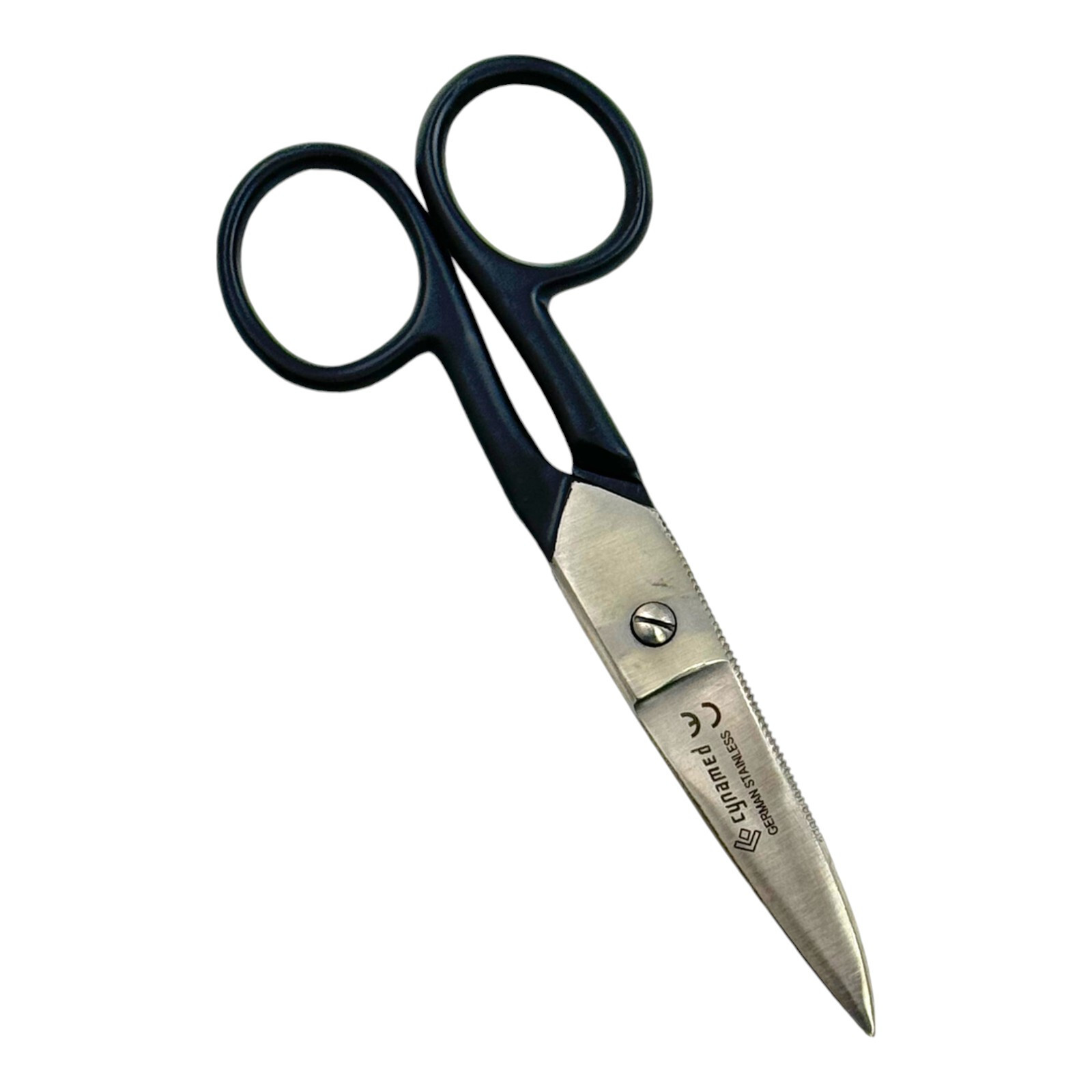 Wire Stripping and Cutting Electrical Scissors 5.25in, Multi-Purpose (Black)