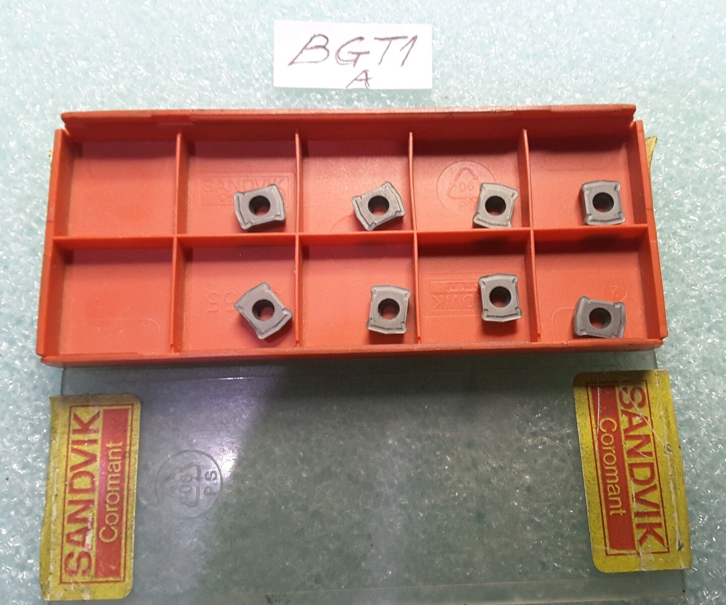 SANDVIK   LCMX 03 03 08-53  H13A CARBIDE INSERTS   8 pcs