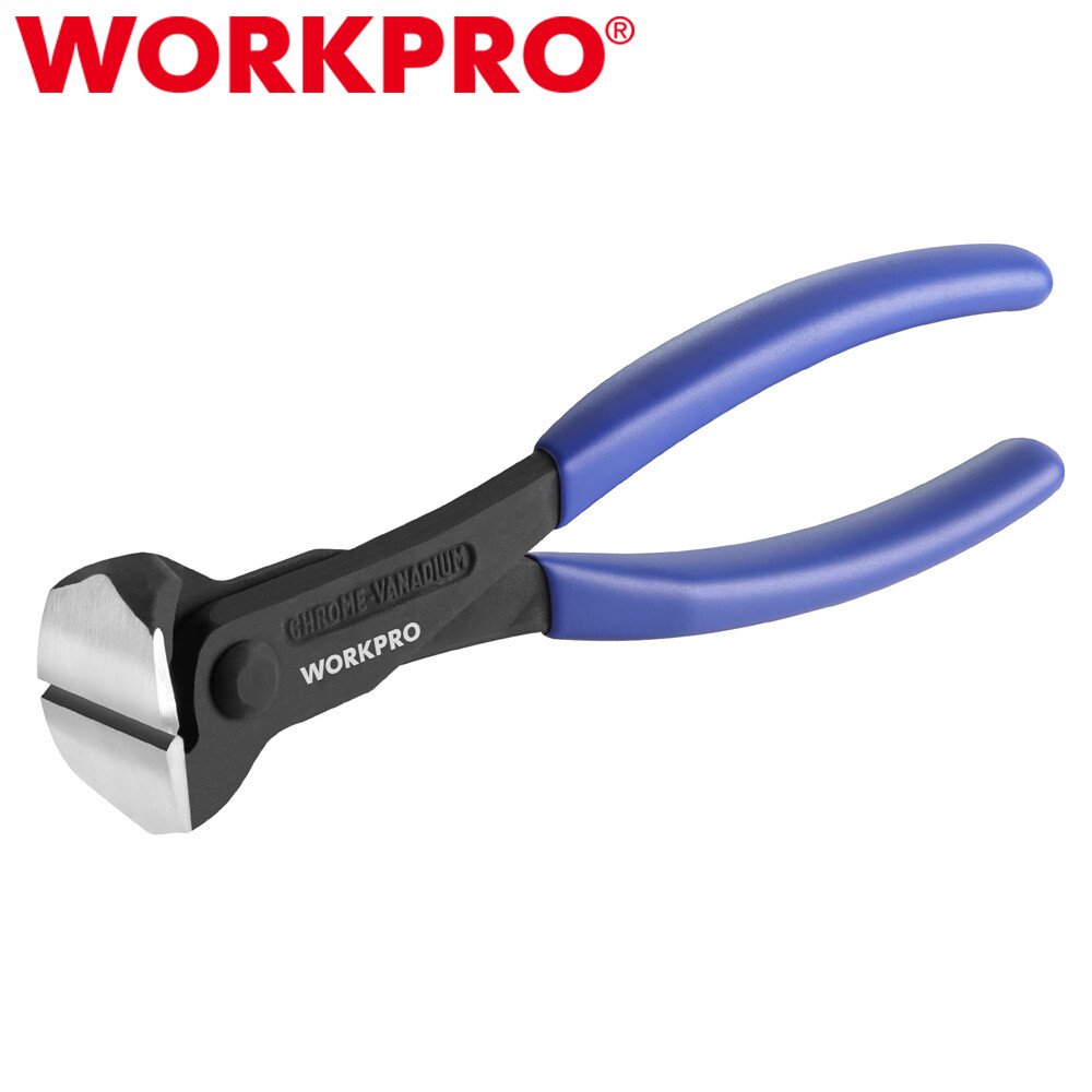 WORKPRO 7Inch Nail Puller End Cutting Pliers High Leverage End Cutting Nipper US