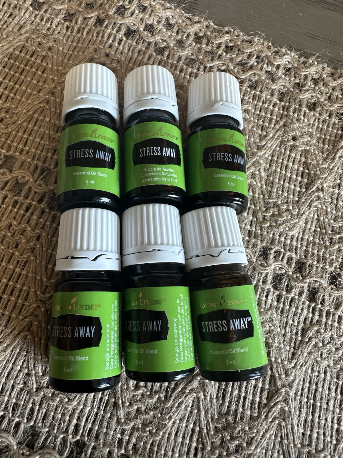 Bundle of 6 Young Living STRESS AWAY Essential Oil Blend 5ml NEW OLD STOCK