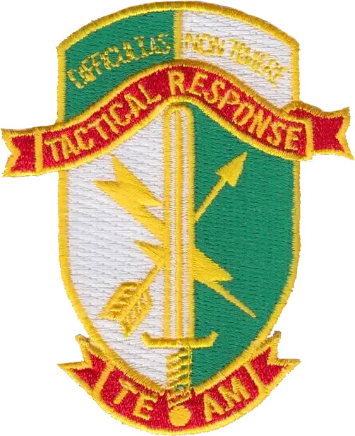 ILLINOIS STATE POLICE PATCH WITH HOOK & LOOP: Tactical Response Team Standard