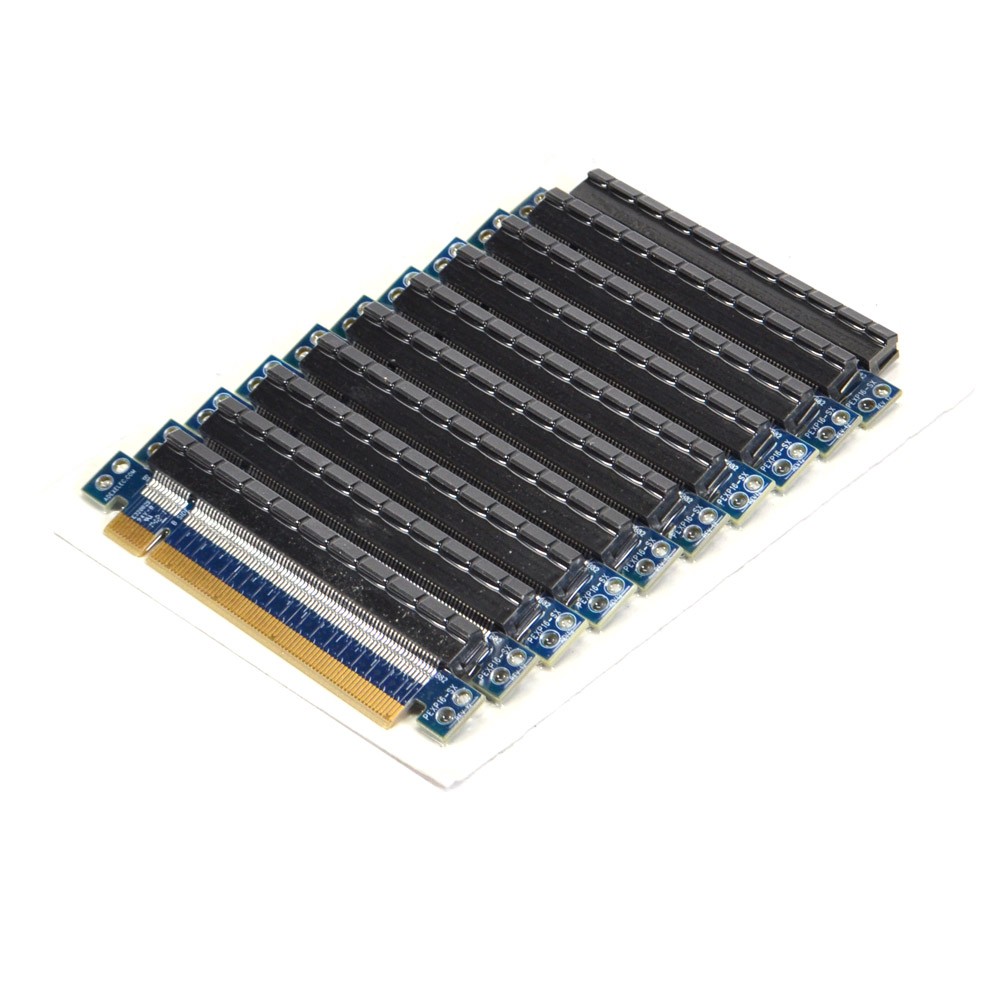 (10 Pack) NEW Adex PEXP16-SX PCI Express Bus Wearout Extender Black 1.05"x 4.24"