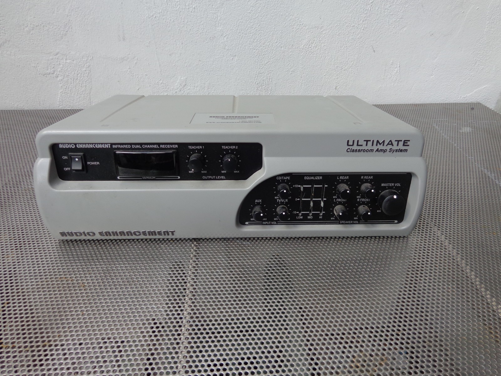 Audio Enhancement ULT-2000 Ultimate Classroom Amp System Receiver w/o AC Adapter