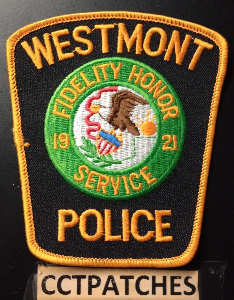 WESTMONT, ILLINOIS POLICE SHOULDER PATCH IL