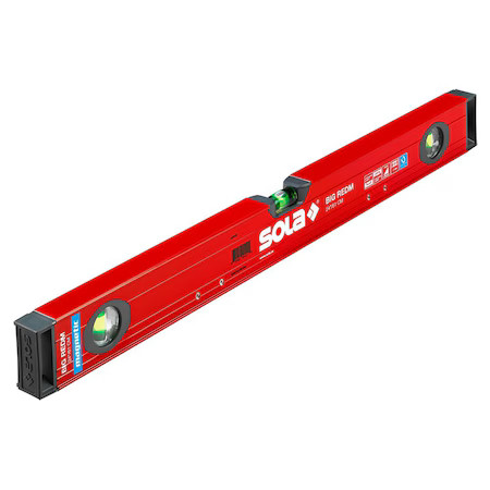 Sola Lsb24lm Box Beam Level, Black/Red, 24 In L