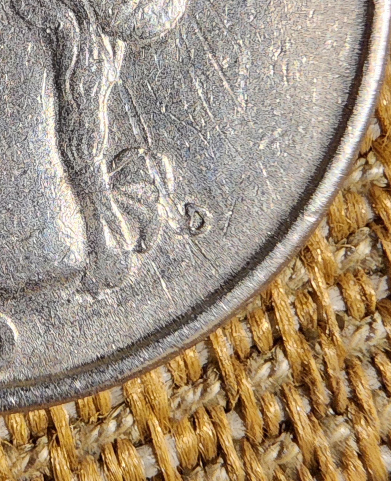 1990 D Mint Mark George Washington Quarter Double Die Error!