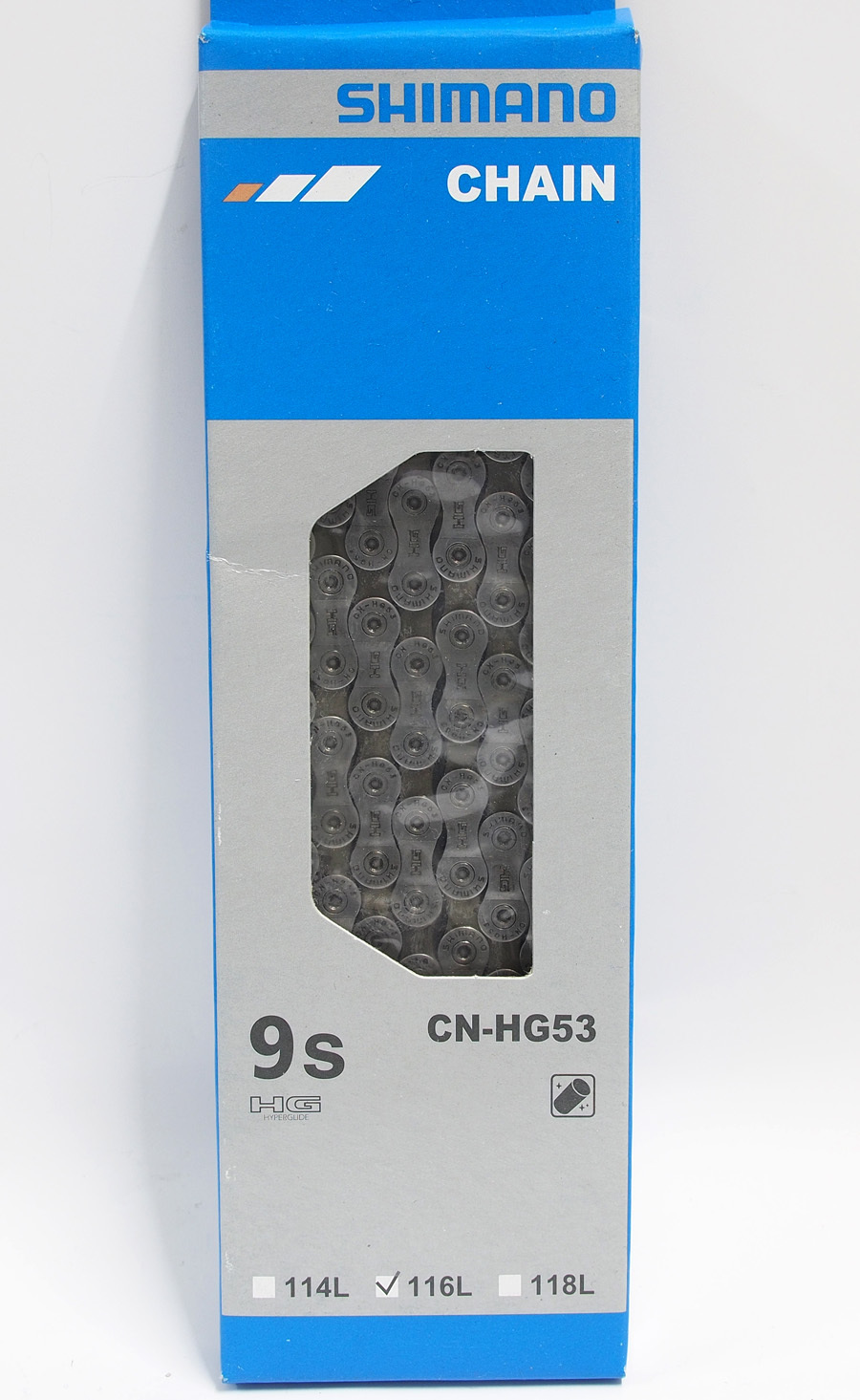 Shimano CN-HG53 9 Spd Chain 116 links , Fit Deore/Tiagra/Alivio/Acera/SORA
