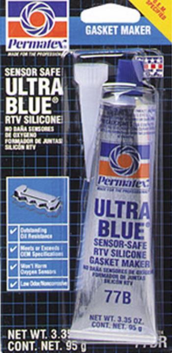 Permatex Ultra-Blue RTV Silicone Gasket Maker - 3.35oz. Tube Motorcycle 81724