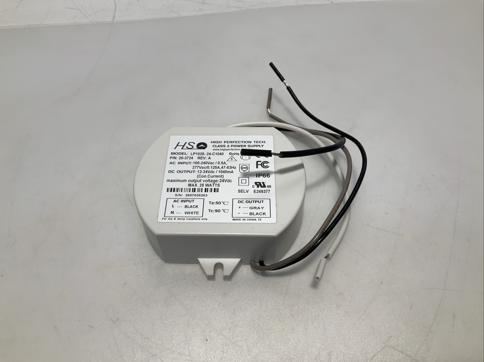 NEW HIGH PERFECTION TECH LED DRIVER 20-3724