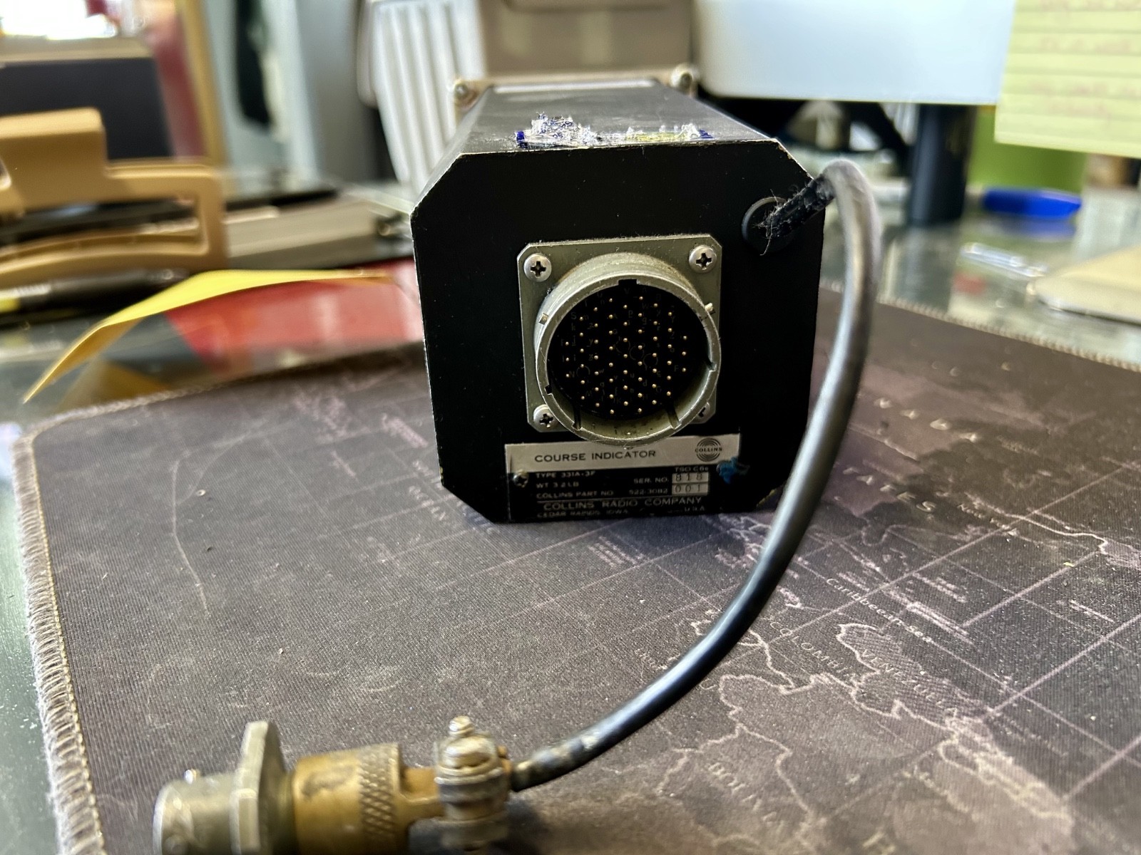 COLLINS 331A-3F COURSE INDICATOR P/N 522-3082-001