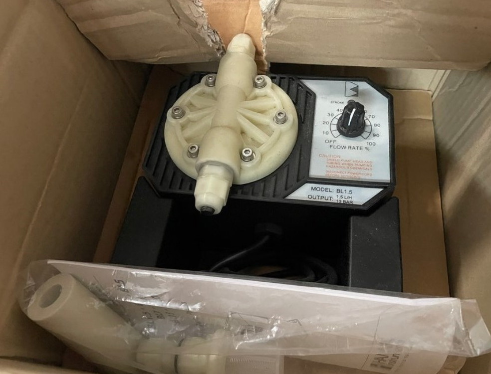 BlackStone BL1.5-1 High Pressure Chemical Dosing Pump 1.5 L/h @ 13 Bar 188 PSI