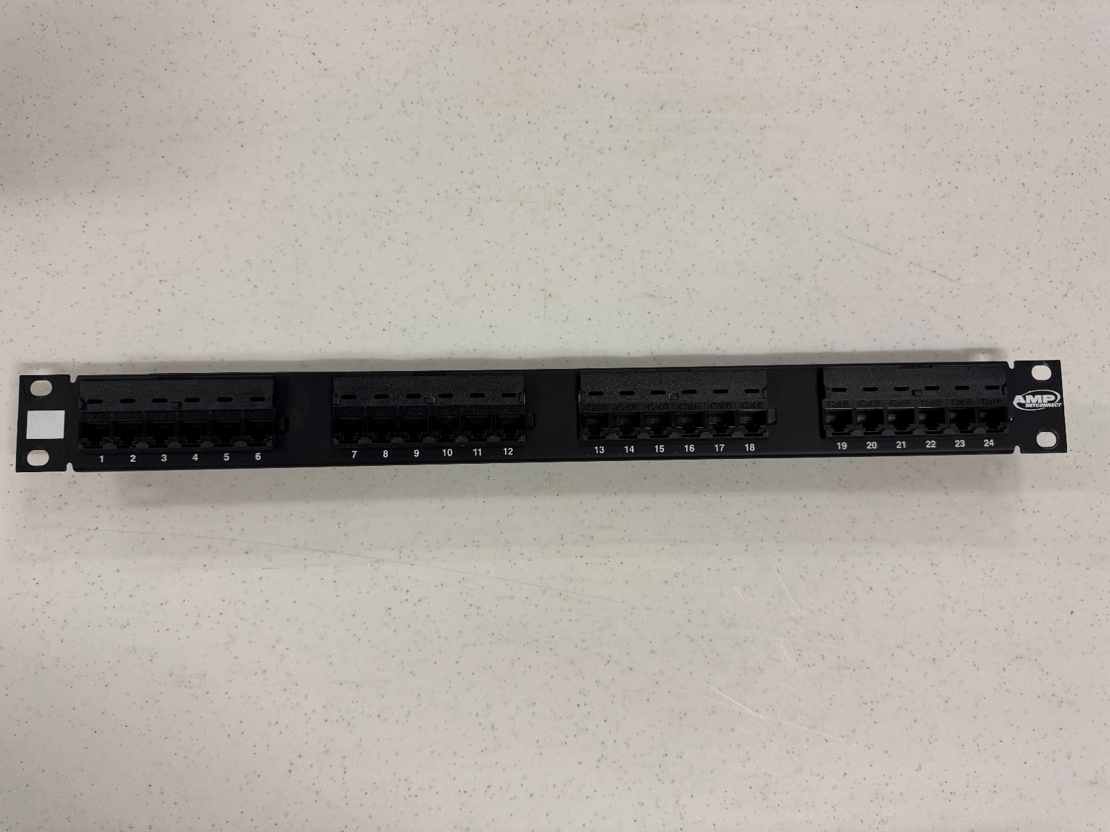 AMP Netconnect 24 Port CAT 6 Patch Panel 1375291-1 RJ45 CAT 6 FREE SHIPPING!!