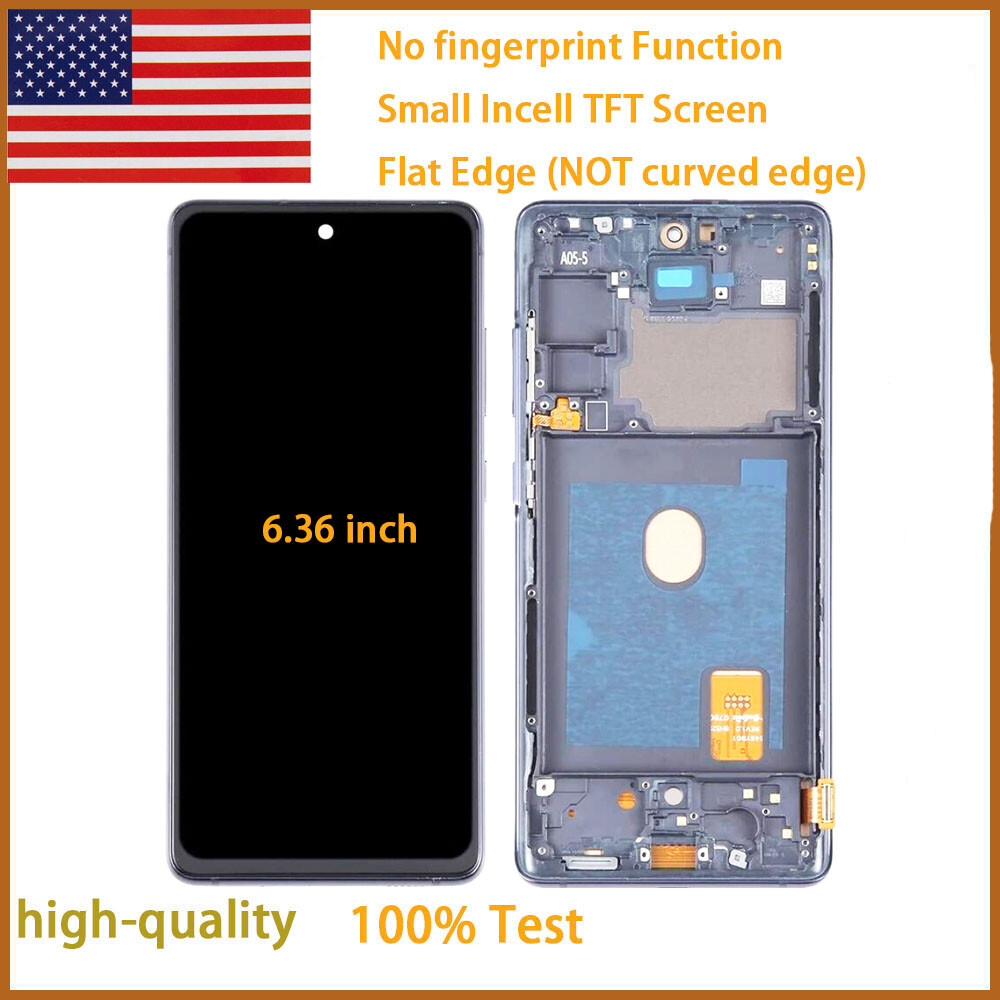 For Samsung Galaxy S20 FE 5G SM-G781U1 incell LCD Display Touch Screen  Frame