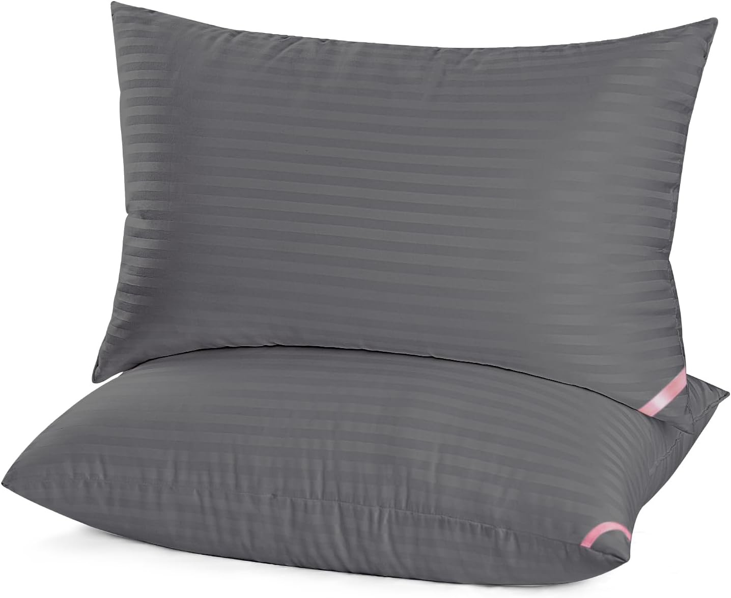 EIUE Bed Pillows for Sleeping 2 Pack Queen Size 20 x (Pack of 2), Black