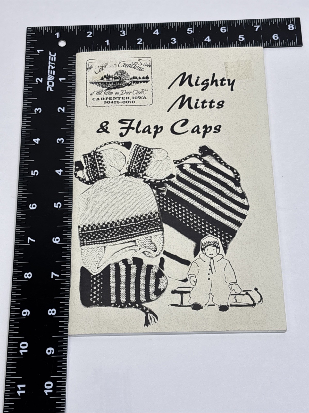 Cottage Creations Mighty Mitts & Flap Caps Knitting Pattern