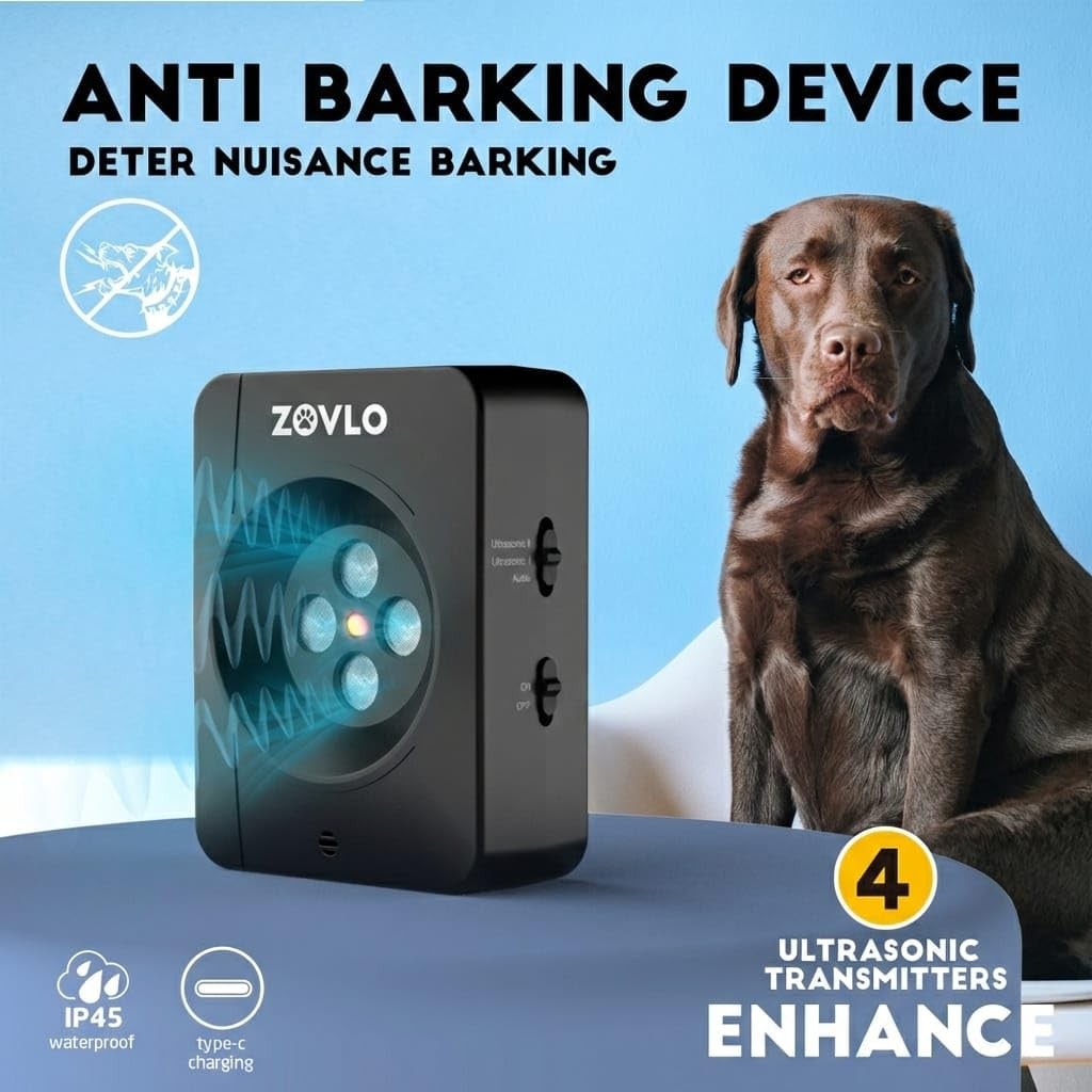 Anti Barking Device for Dogs, Ultrasonic Dog Bark Deterrent Devices, Dog Bark...