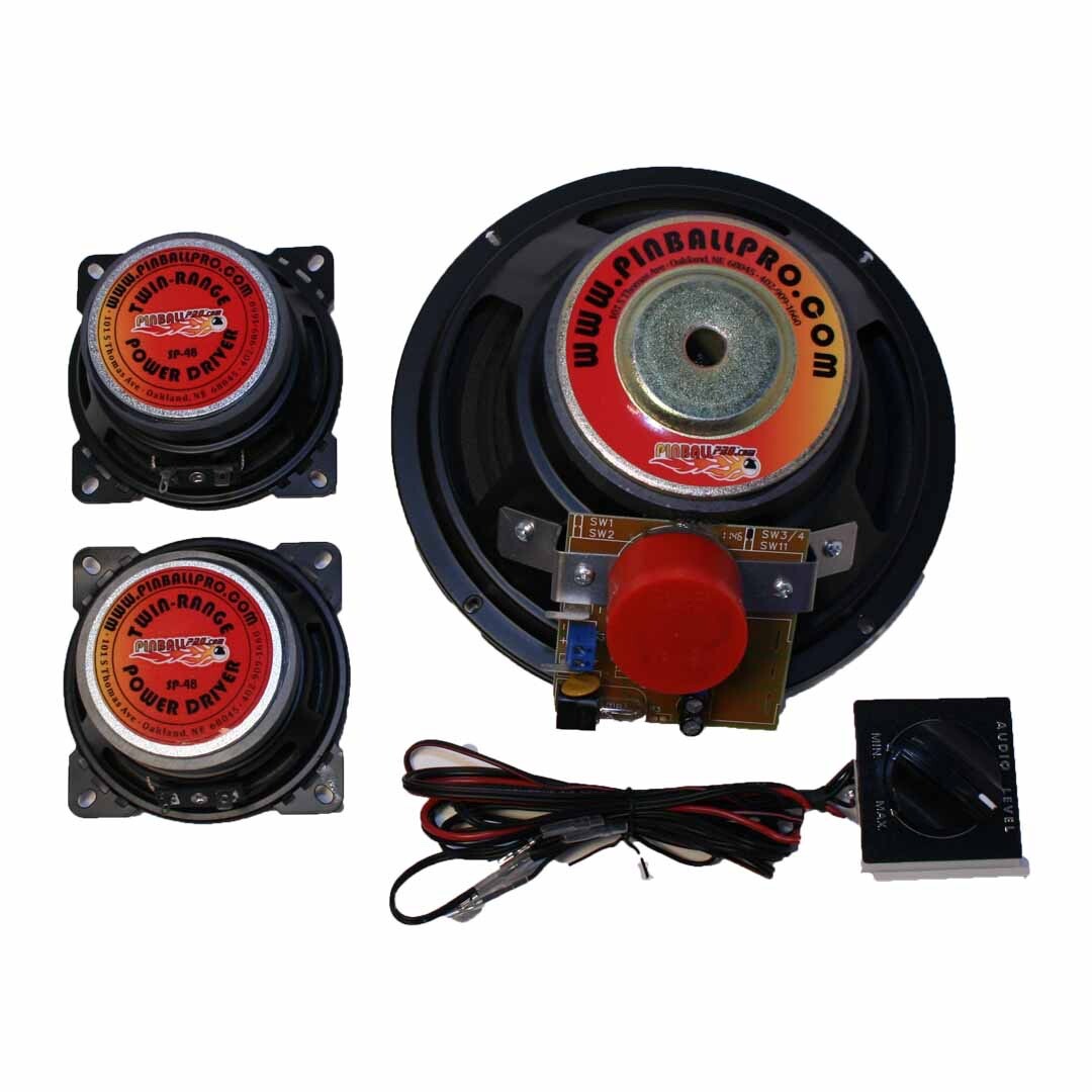 Stern Jaws Spike Pinball Machine Speaker Upgrade Kit by Pinball Pro