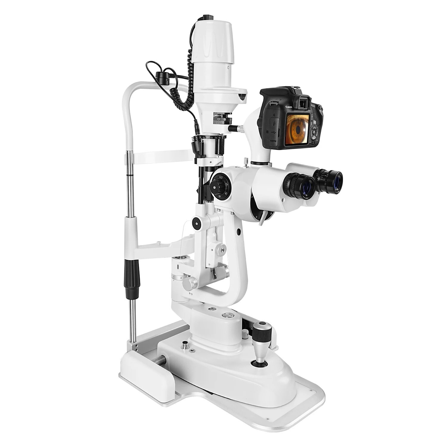 Professional Digital Slit Lamp 5-Speed LED Magnifier Ophthalmic Equipment