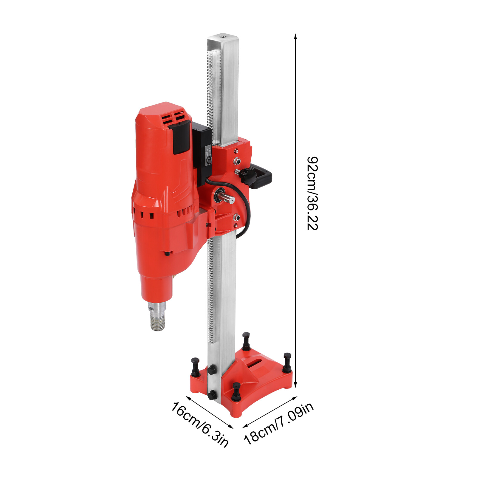 Concrete Core Drill Rig Diamond Core Drill Machine Wet Drilling Rust-proof Drill
