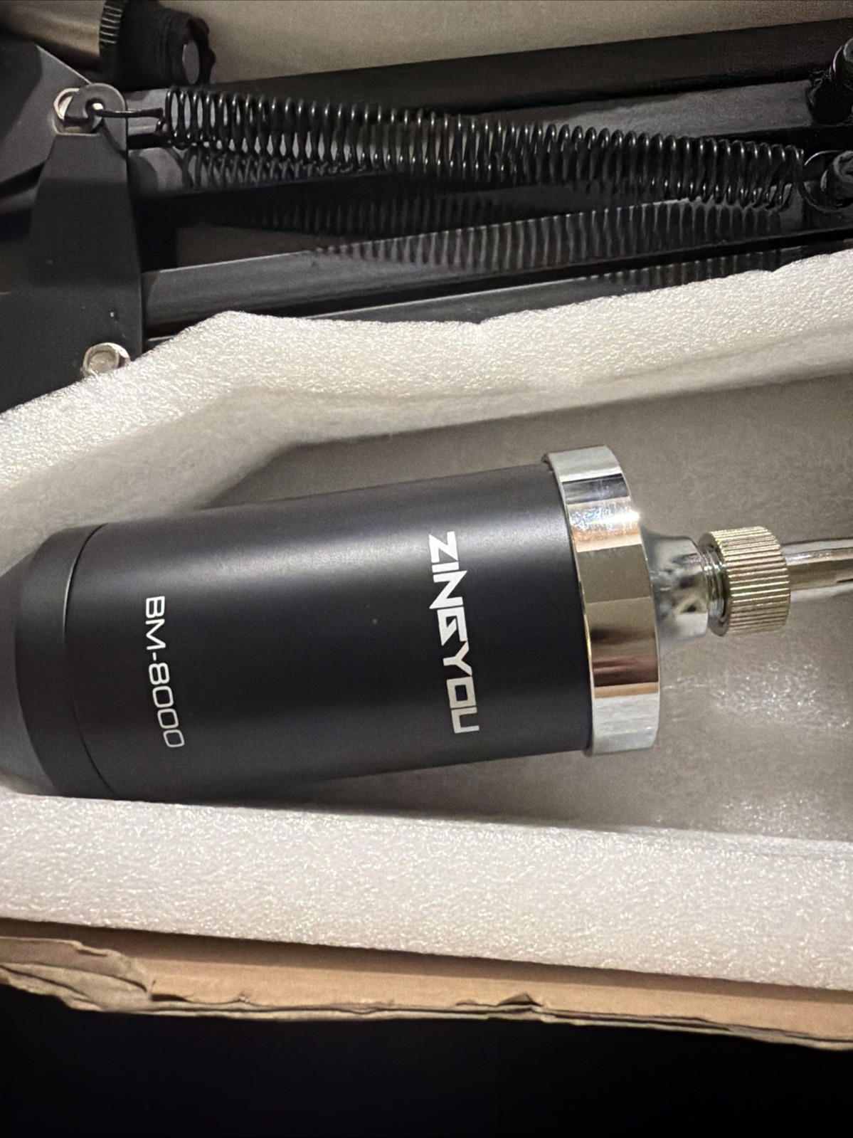 Audio Microphone Bundle BM-8000 Mic w/filters Studio Recording Open Box 🥰